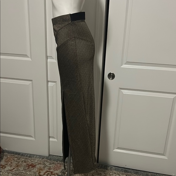 Free People Gray Maxi Pencil Skirt with Slit - Picture 5 of 10